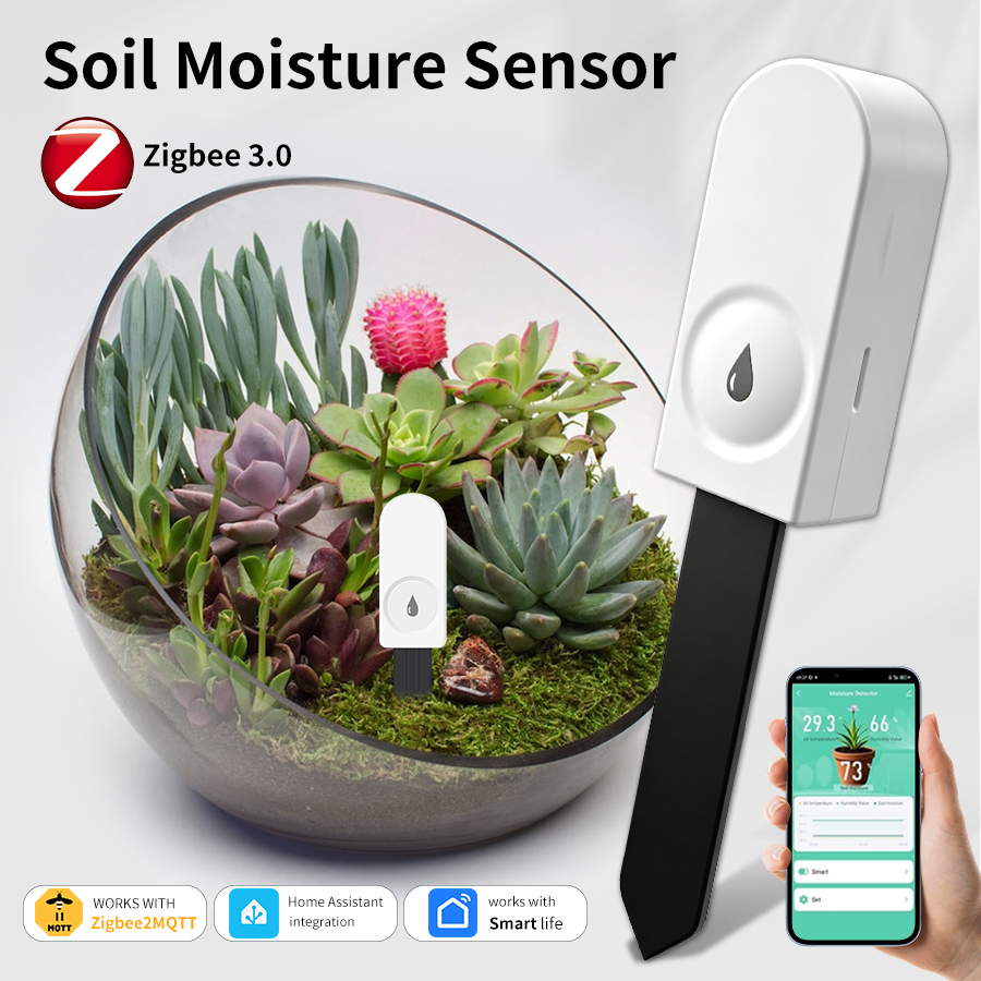 Smart Garden Products - Inteligentny czujnik wilgotności gleby ZigBee, miernik