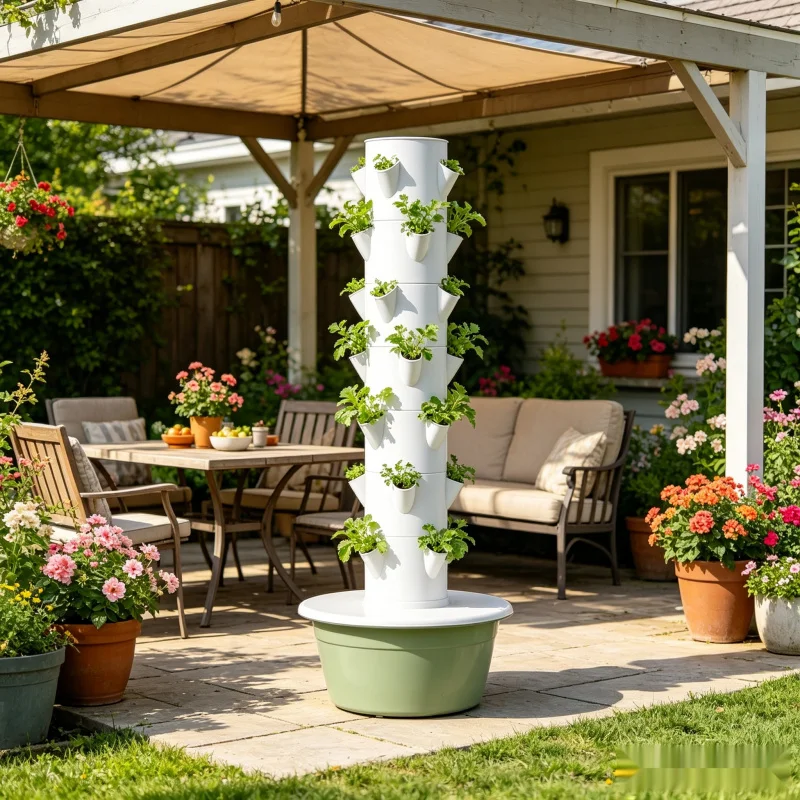 Smart Garden Vertical - 7-poziomowy pionowy hydroponiczny ogród Spacetree, inteligentny