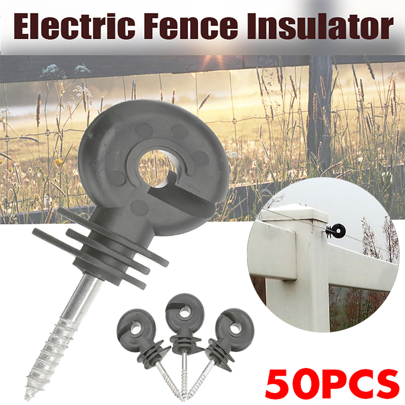 Smart Garden Fence - 50 szt. Izolatory ogrodzenia elektrycznego trwałe