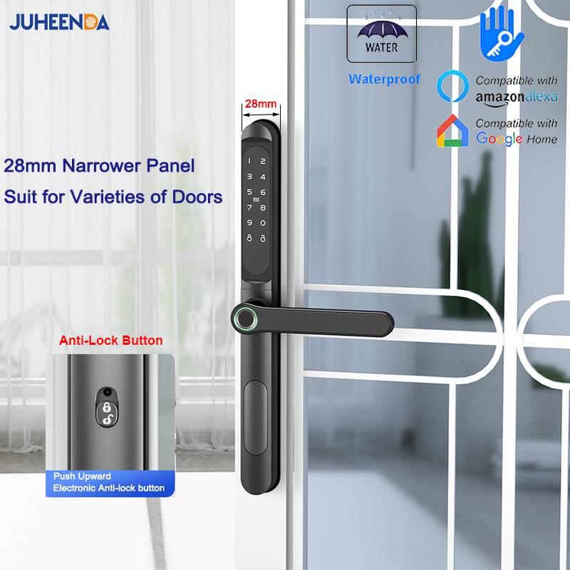 Smart Garden Door Lock - Aplikacja TTLock Inteligentny aluminiowy zamek do