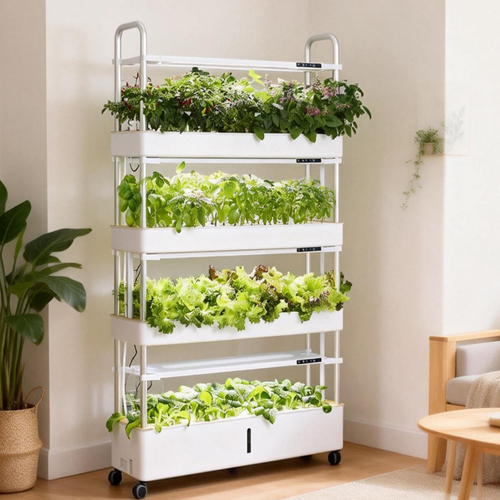 Smart Garden Vertical - Inteligentny system hydroponiczny do uprawy roślin