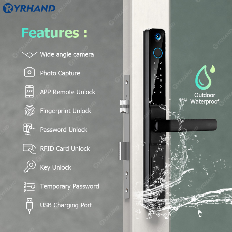 YRHAND IP66 Keyless kocie oko  – Smart Garden Door Lock recenzja i cena