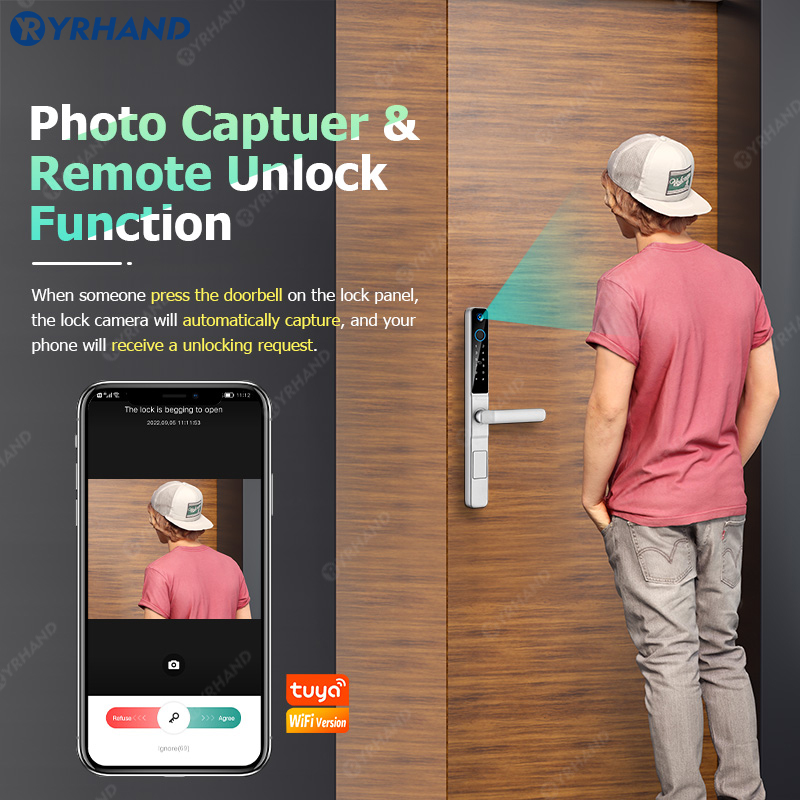 YRHAND IP66 Keyless kocie oko  – Smart Garden Door Lock recenzja i cena