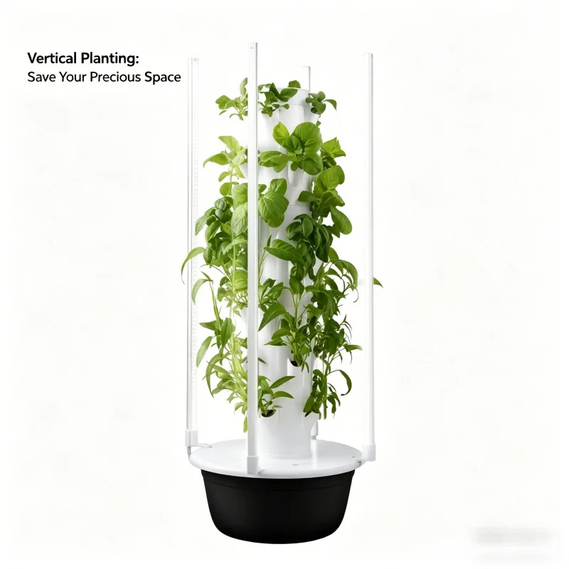 5-poziomowa hydroponiczna wież – Smart Garden Vertical recenzja i cena
