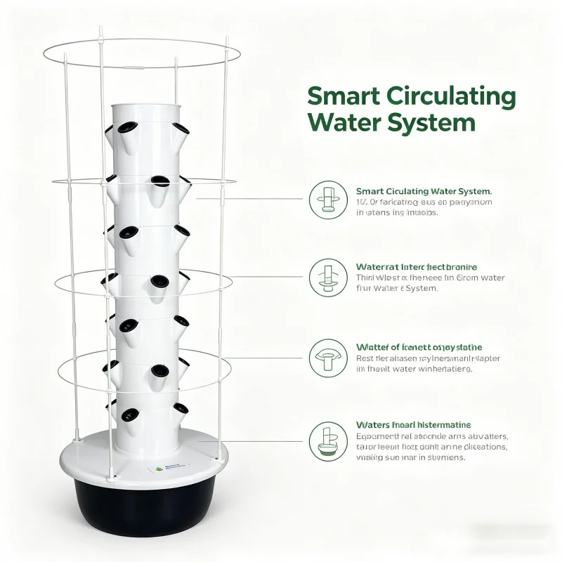 Spacetree Pionowa Wieża Hydrop – Smart Garden Vertical recenzja i cena