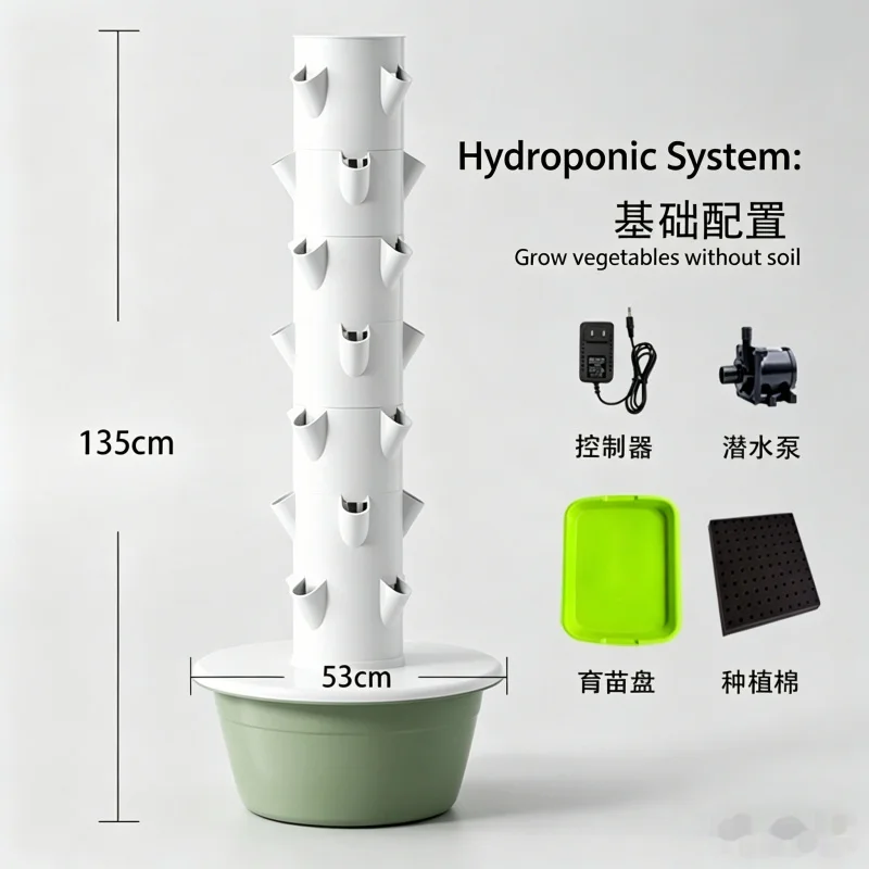 7-poziomowy pionowy hydroponic – Smart Garden Vertical recenzja i cena