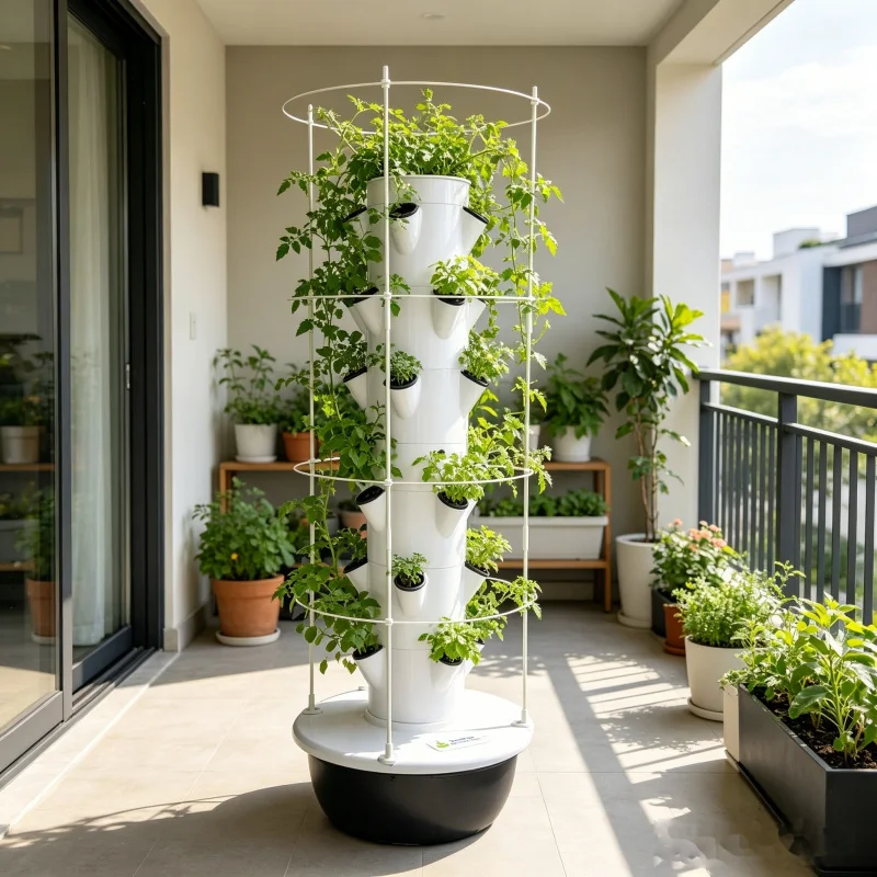 9-poziomowa aeroponiczna hydro – Smart Garden Vertical recenzja i cena