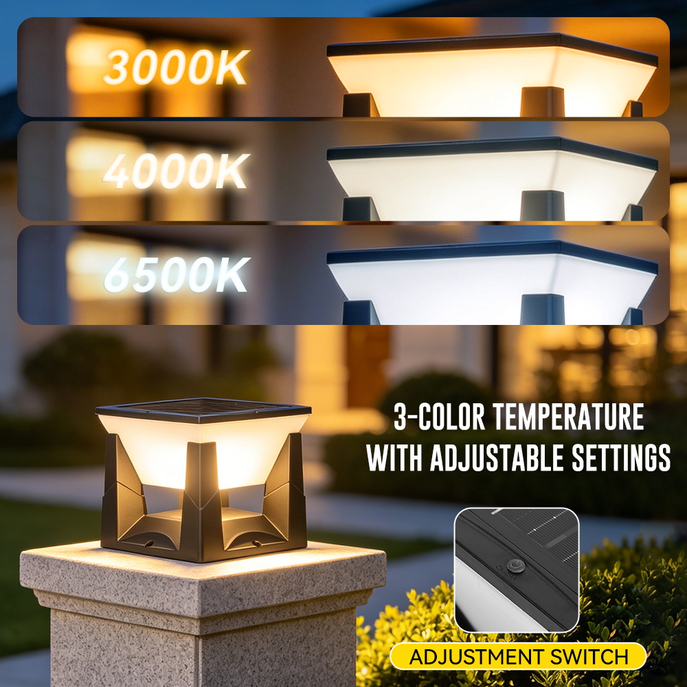 3-kolorowa solarna lampa słone – Smart Garden Fence recenzja i cena