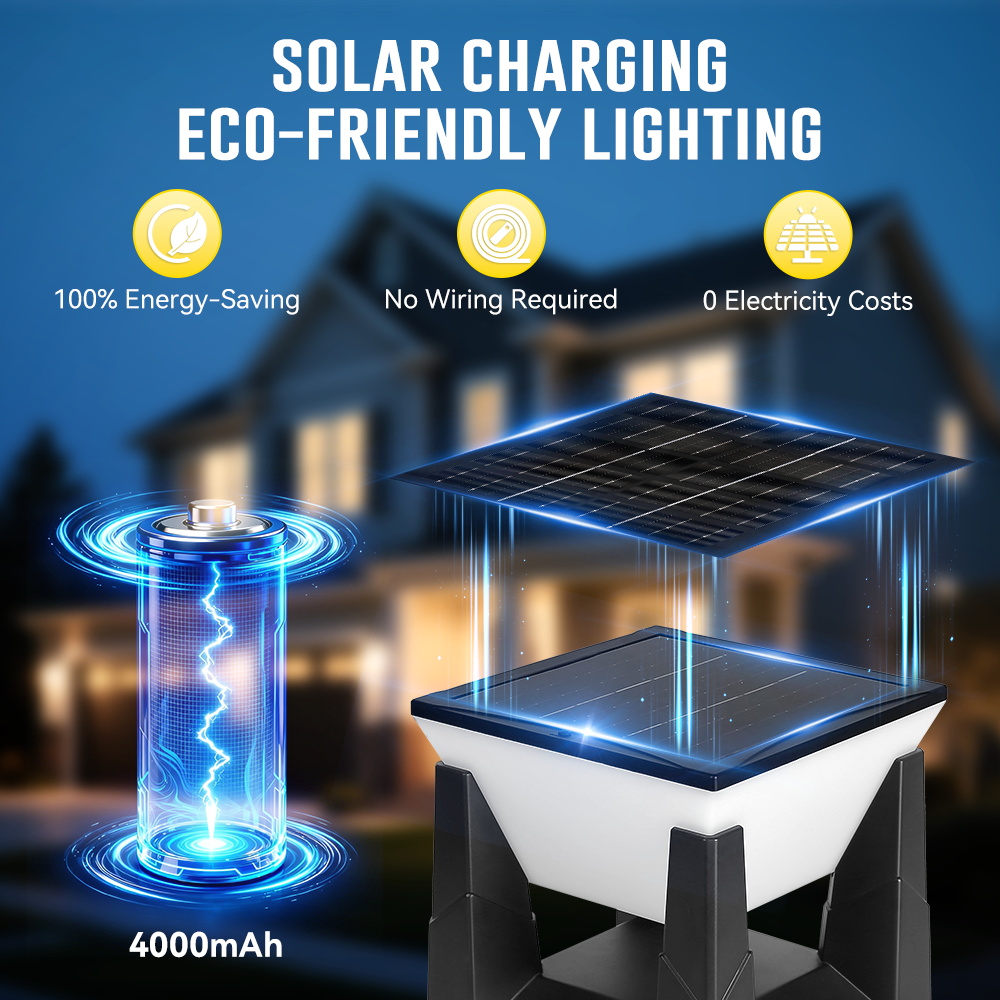 3-kolorowa solarna lampa słone – Smart Garden Fence recenzja i cena