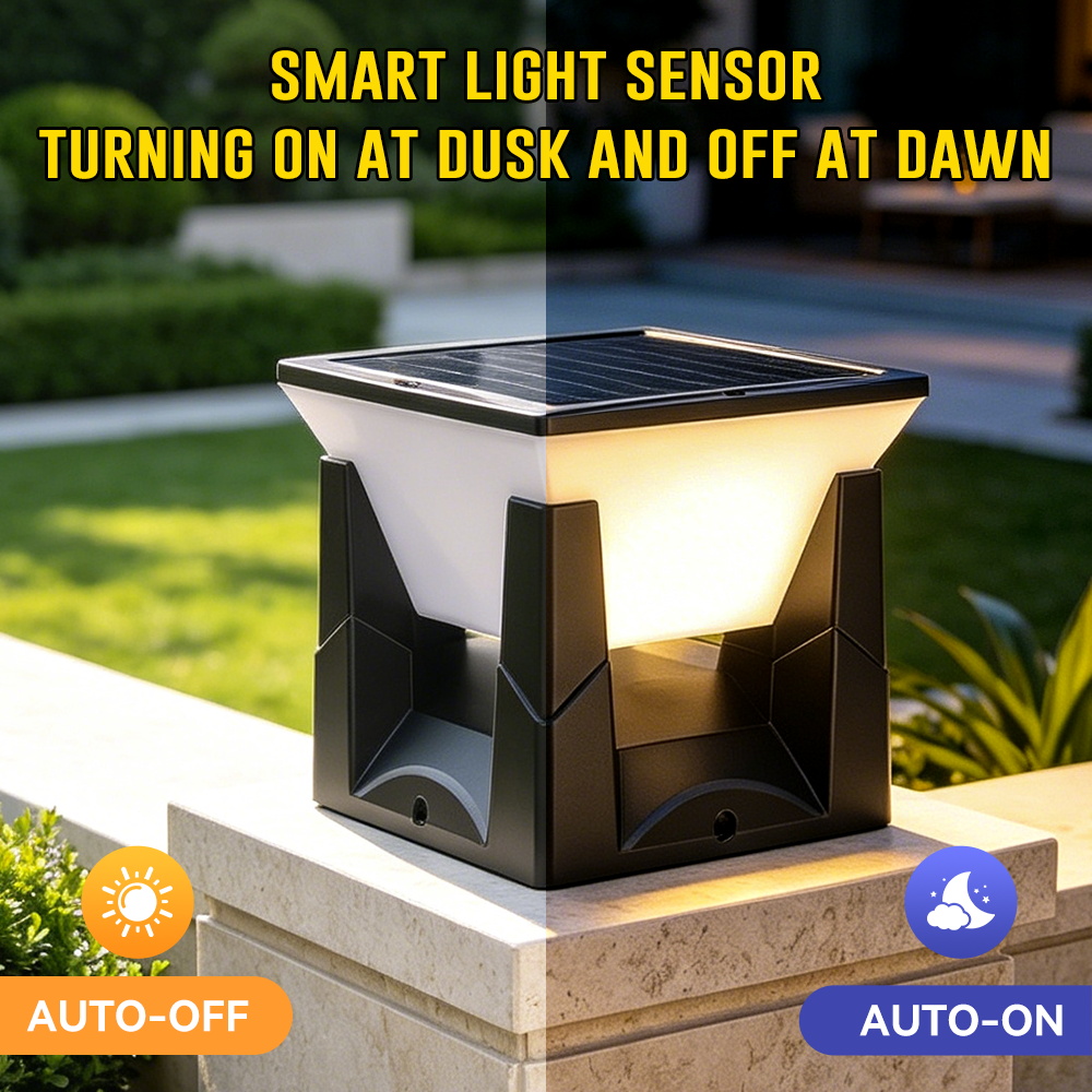 3-kolorowa solarna lampa słone – Smart Garden Fence recenzja i cena