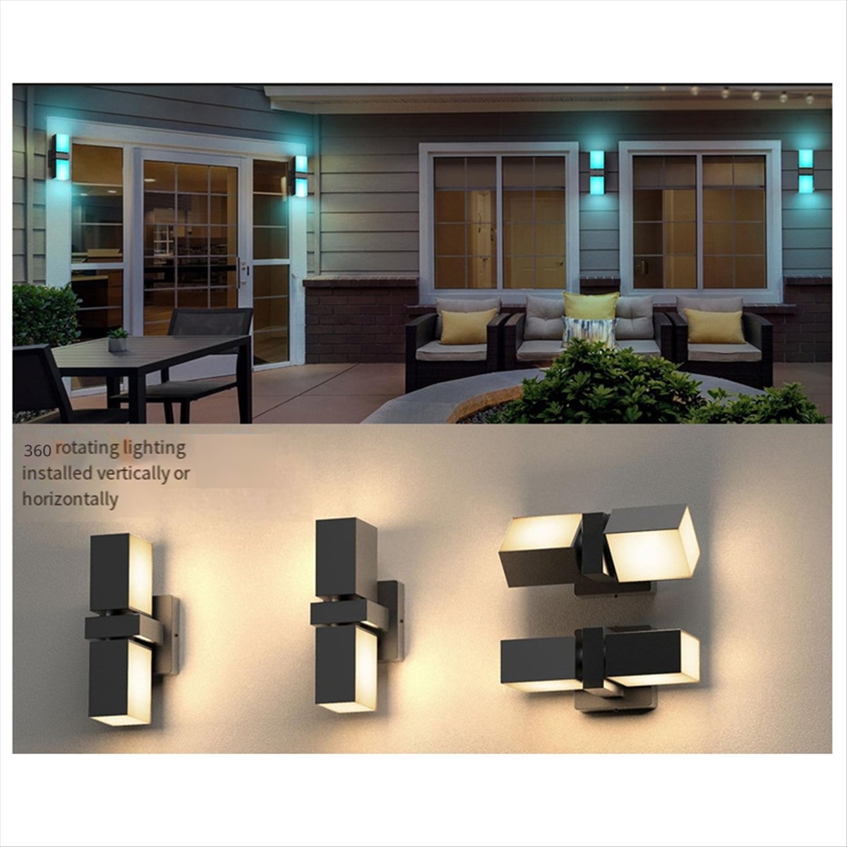 AA19 LED Lampa Ścienna z Podwó – Smart Garden Fence recenzja i cena