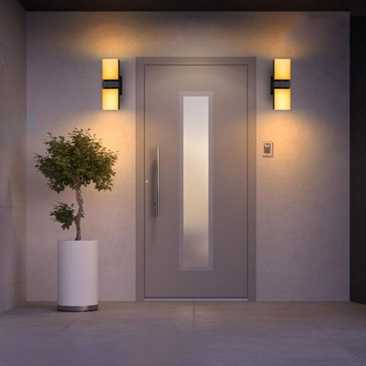 AA19 LED Lampa Ścienna z Podwó – Smart Garden Fence recenzja i cena
