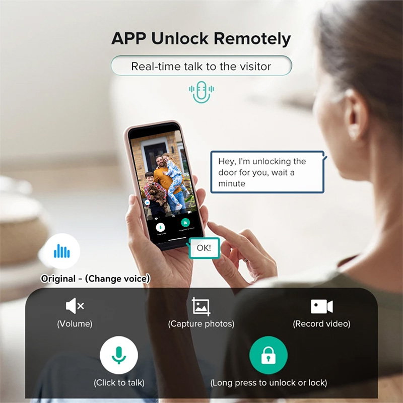 Zamek do drzwi cyfrowy 3D z ro – Smart Garden Door Lock recenzja i cena