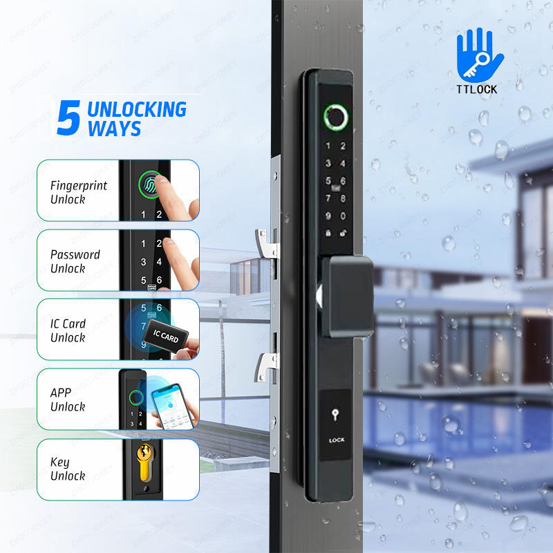 ZHDCOOKEY Biometryczny Cyfrowy – Smart Garden Door Lock recenzja i cena