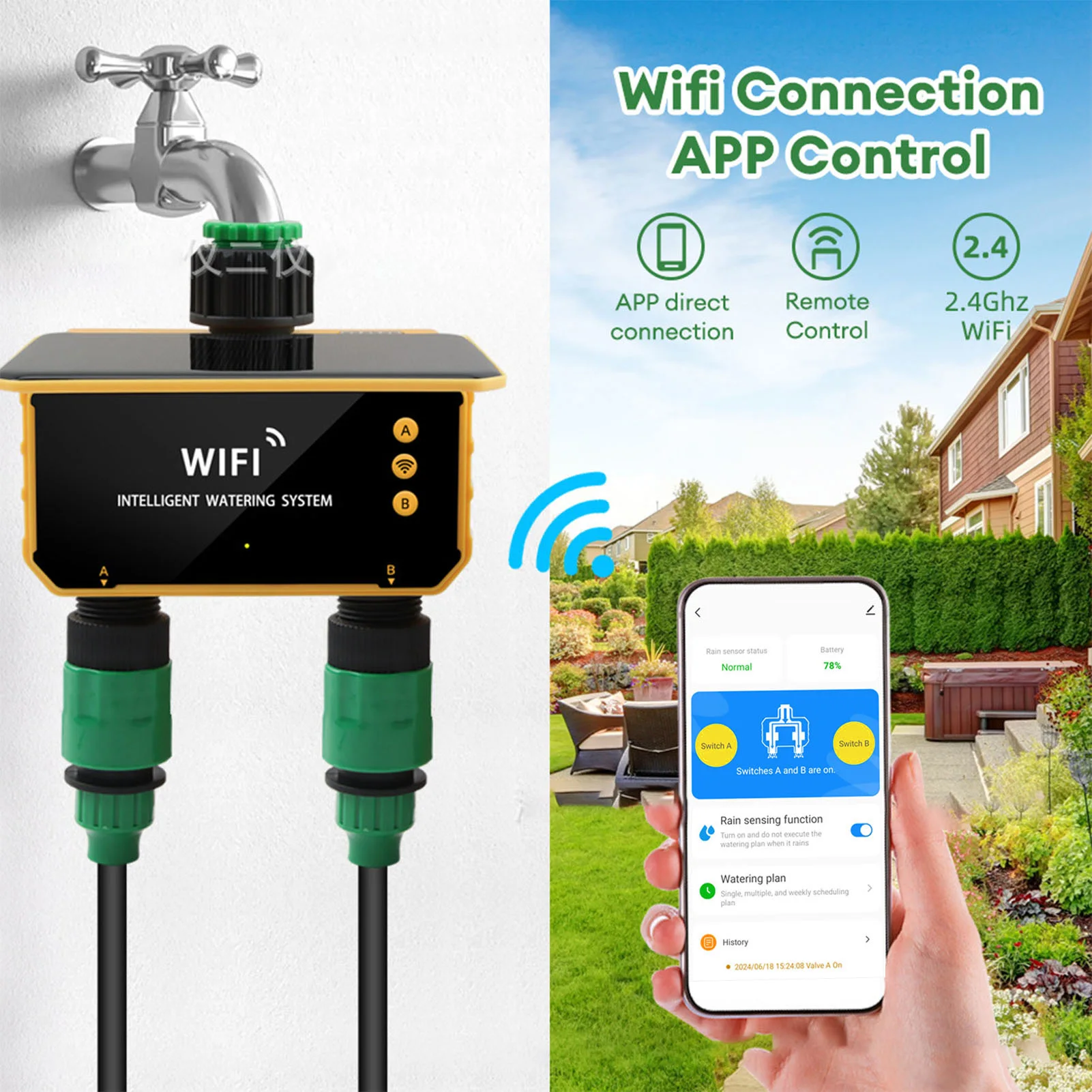 Solarny inteligentny timer do  – Smart Garden Irrigation recenzja i cena