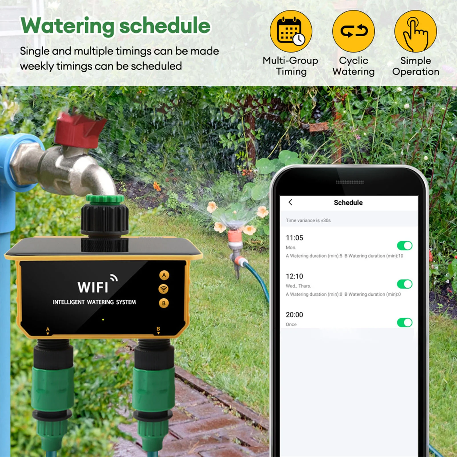Solarny inteligentny timer do  – Smart Garden Irrigation recenzja i cena