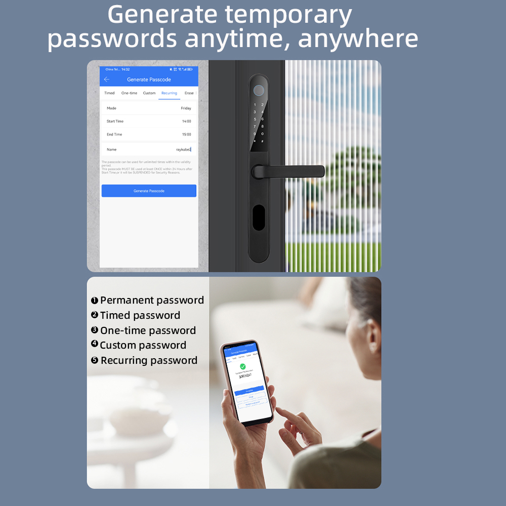 RAYKUBE DQ09 IP68 wodoodporna  – Smart Garden Door Lock recenzja i cena