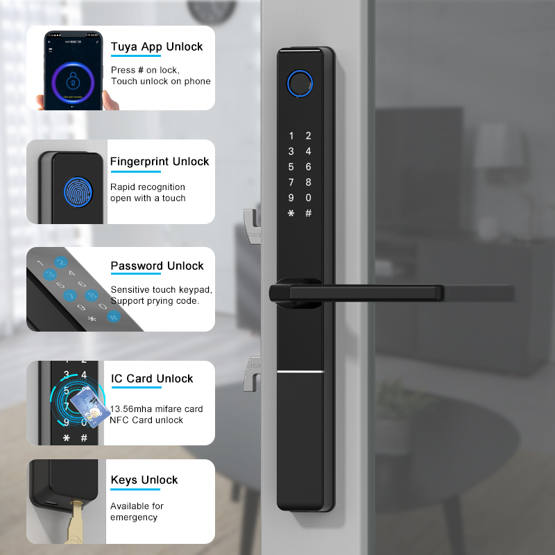 Euro 92/85/72mm Tuya wifi inte – Smart Garden Door Lock recenzja i cena