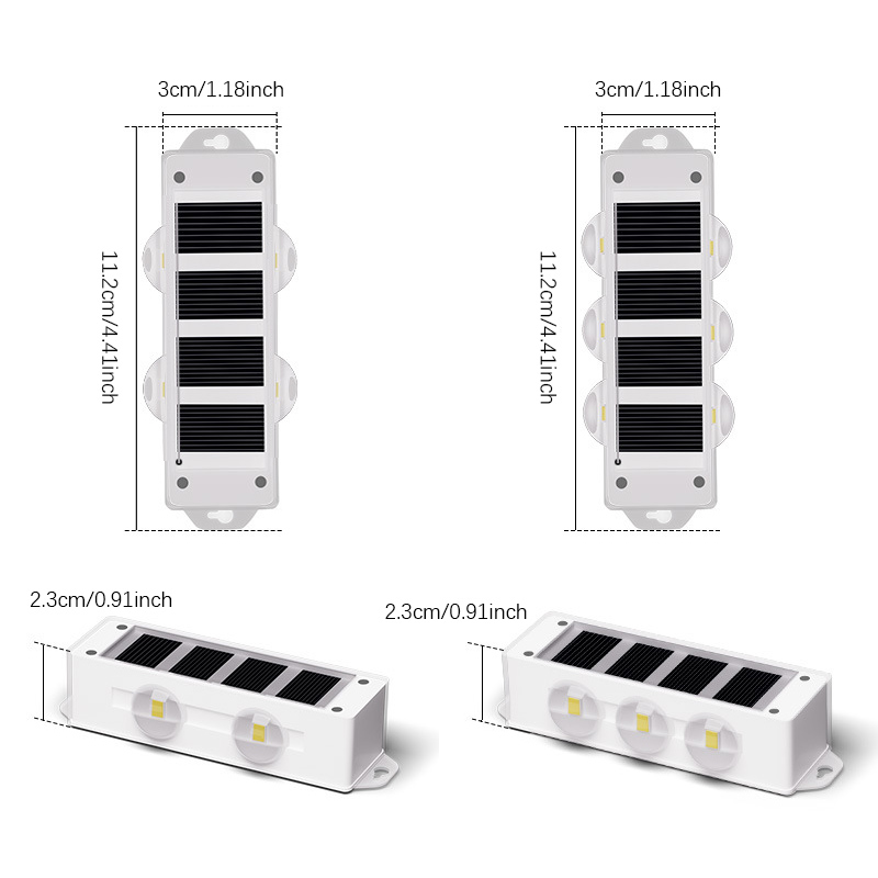 4 szt. Solarnych Lamp Ściennyc – Smart Garden Fence recenzja i cena